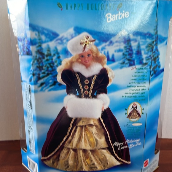 1996 Happy Holidays Barbie NIB Mint - Picture 6 of 10